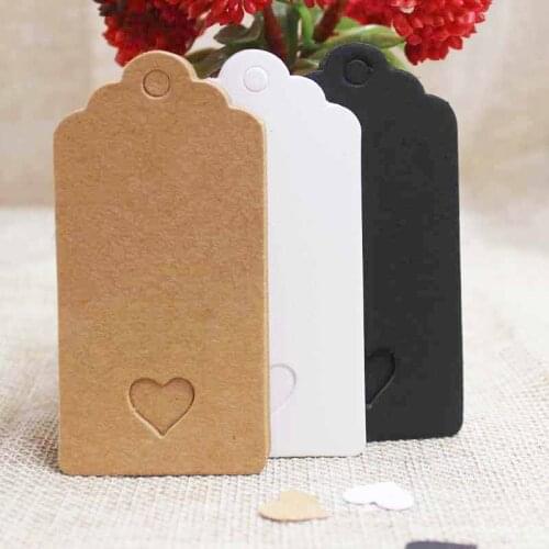 Zerong DIY blank kraft jewelry prdoucts tag .price hang jewelry tag .200pcs per lot candy/gift price jewelry tag 8*4cm