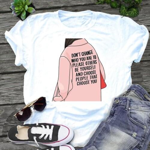 Women 90s Style Fashion Casual O-neck Graphic Cartoon Print Mujer Camisetas Kawaii Female Clothes Tops Tees Tshirt T-Shirt