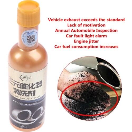 1PC Multipurpose Booster Cleaner Spray 120ML Boost Up Vehicle Engine Catalytic Converter Cleaner Deep Cleaning Agent