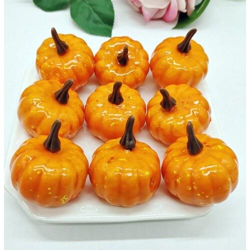 1PACK Mini Fake Vegetable Simulation Halloween Artificial Pumpkin Diy Craft Home Birthday Party Wedding Decoration