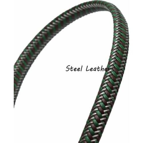 5m/lot Approx 10*5.2mm Flat Braid Leather Cord Rope Thread Fitting DIY Necklaces & Bracelets Jewelry Findings Materials Sale