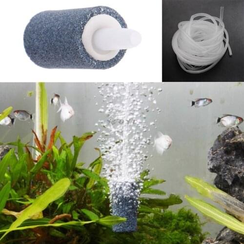Air Bubble Stone Aquarium Fish Tank Aerator Pump Hydroponics Oxygen Diffuser