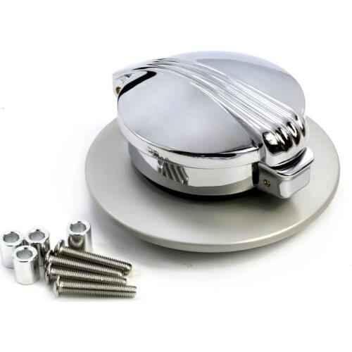 Motorcycle Aluminum Classic Scrambler Fuel Tank Filler Cap Gas Oil Tank Cover Lock For 2014-2019 BMW R NINE T R9T