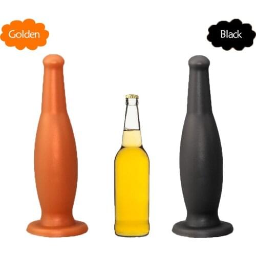 Big Dildo for Anal Plug Bear Bottle Silicone Butt Plugs Soft But plug Prostate Massager Vagina Dilator erotic Sex Toy for Adults