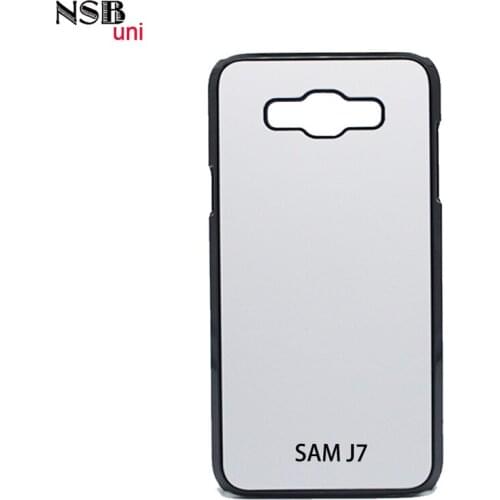 For SAM GALAXY J7 J7 2018 Sublimation 2D PC hard Case DIY Heat Transfer Blank Phone Cover for SAM J7 J7-2018 Black White Clear