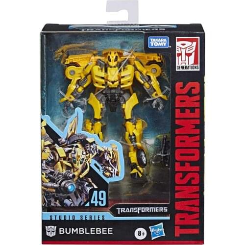 Hasbro Transformers Toys Studio Series SS49 Deluxe Class Movie 1 Bumblebee Action Figure Kids toys