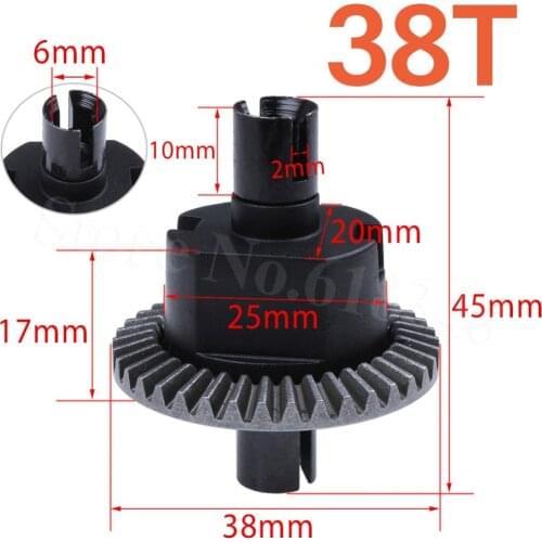HSP 02024 Differential Diff Gear Complete For 1/10 RC Model Car Spare Parts Fit Buggy Monster