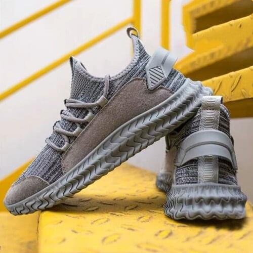 Fashion Men Sneakers Mesh Casual Shoes Lac-up Mens Shoes Lightweight Vulcanize Shoes Walking Sneakers Zapatillas Hombre