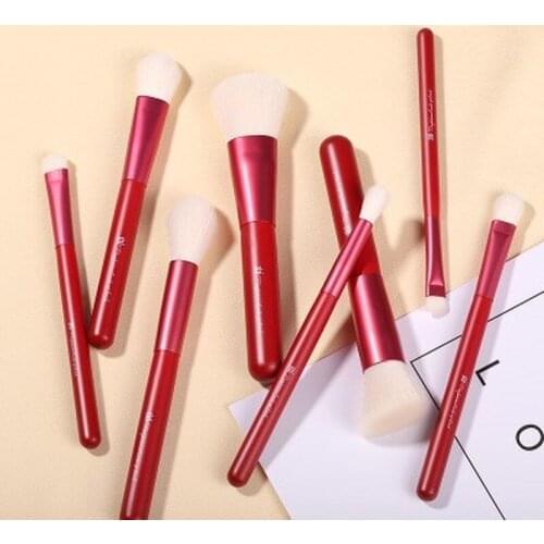 Soft Single Makeup Brush Red Stick 1Pc Eyeshadow Brush Concealer Brush Eyebrow Brush Lip Brush Makeup Brush Tool Makeup Tools