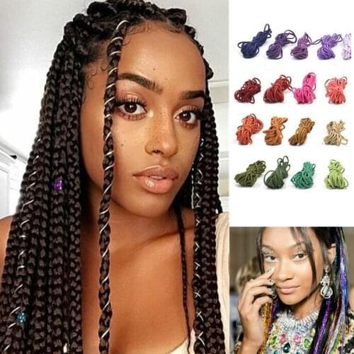 Reggae Braid Method Rope Deer Velvet Hip-hop Holiday Style Hair Accessories Braid Braided Hair Tool Hair Extension Colored Hair