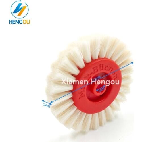40 Pieces H0703 soft wheel brush 66.020.122 Feeder Brush Wheel for K/S/M/SB Series & SM OD 60mm ID 6mm height 11mm 60x6x11mm