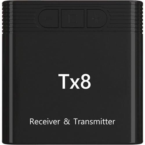 SOONHUA 2In1 Audio Receiver Transmitter Mini BT 5.0 Audio Transmitters Wireless Music Audio Adapter With USB Cable