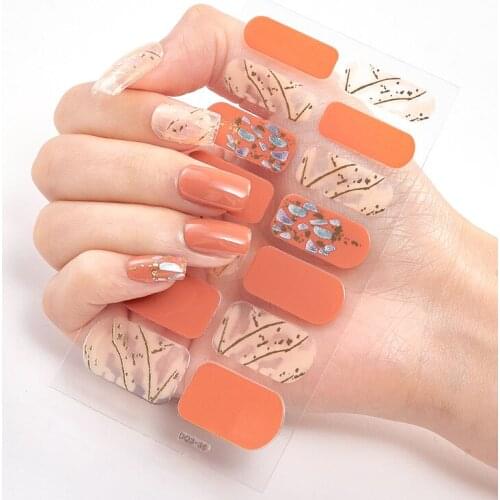 Patterned Nails With Creative Nail Polish Nail Art Stickers 2020 Women Salon Full Beauty Sticker For Nails Nail Accesoires