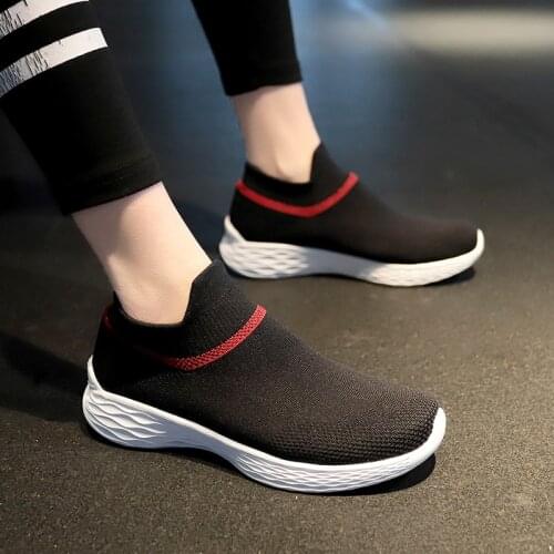 Tenis Feminino 2021 Summer Women Tennis Shoes Fashion Breathable Walking Mesh Slip on Flats Ladies Shoes Women Platform Sneakers