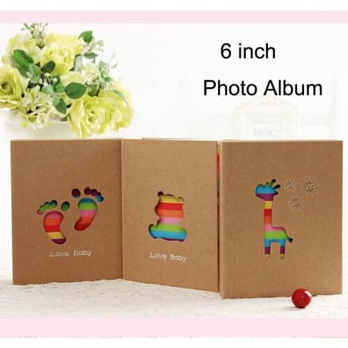 1pcs Child Photo Album Bag Can Put 6 Inch 100 Sheets Photos102x152mm Happy Home Merry Protect Your Photos
