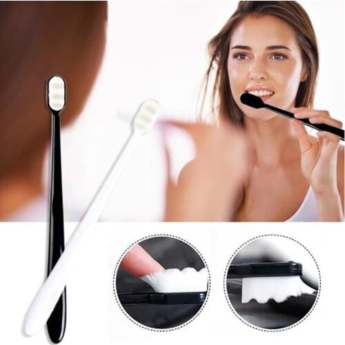 1PC Ultra-Fine Eco-friendly Adult Toothbrush Deep Cleansing Brush For Oral Care Soft Hair Gum Care