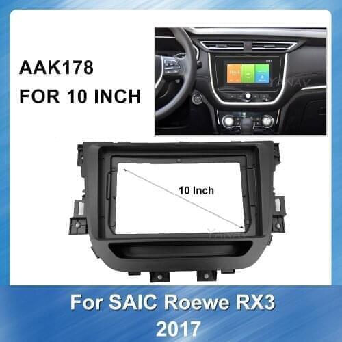 2 Din Car Radio GPS Navidash mount kit adapter trim dashboard fascia frame For SAIC Roewe RX3 2017 Car audio plate Panel Fascias