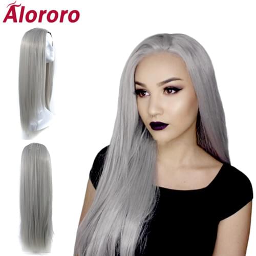 ALORORO White Wigs