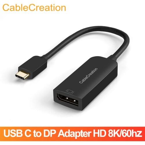 USB C to DisplayPort Adapter 8K@60hz, CableCreation USB Type C to DP Cable Adapter, Compatible with Oculus Rift S