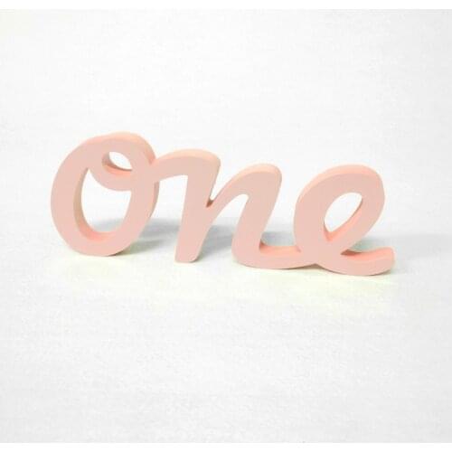 Happy Birthday 10cm Wooden Logo Sign Letters Baby Name Plaque Painted Nursery Decor Wall Art