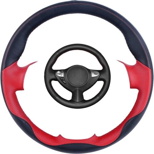 Customized Hand-stitched PU Leather Braid For Infiniti FX FX35 FX37 FX50 Nissan Juke Maxima 2009-2014 Sentra