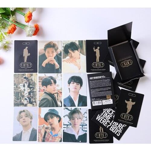 2021 South Korean Groups K-POP Bangtan Boys Lomo Card Poster ONCE UPONA TIME THERE WERE 7 BOYS PhotoCard Cards JUNG KOOK JIMIN
