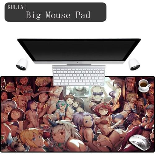 XGZ Anime Video Sexy Mouse Pad Desktop Computer Mousepad Girl Notebook Radiator Mat Gaming Non-Slip Decorative Rubber Player