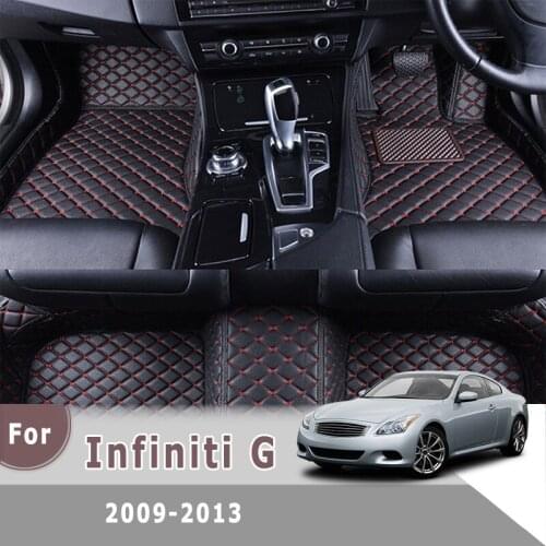 RHD Carpets For Infiniti G 2013 2012 2011 2010 2009 Car Floor Mats Custom Interior Parts Protect Rugs Floorliners Covers