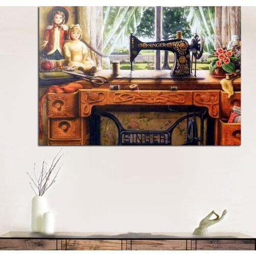 DIY sqaure round Diamond Painting 5d Sewing Machine New Arrivals Diamond Art Full Drill Embroidery Mosaic Farmhouse Decor YG2515