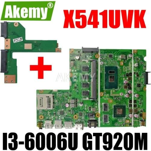 X541UVK X541UJ motherboard mainboard For Asus X541UVK X541UJ X541UV X541U F541U laptop motherboard W/ 8G RAM/I3-6006U GT920M/V2G