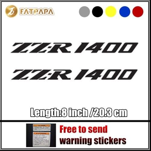Motorcycle bike Fuel tank Wheels Fairing notebook Luggage helmet MOTO Sticker decals For Kawasaki ZZR 1400 ZZR1400