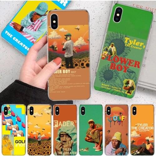 Tyler The Creator Flower Boy Band Music Soft Cover Phone Case For Apple Iphone 12 11 Pro XS X Max XR 7 8 6 6S Plus 5S SE + Mini