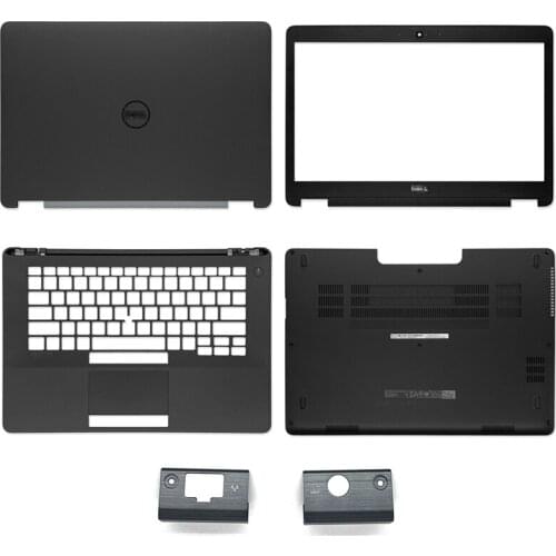 New LCD Back Cover/Front Bezel/Hinge Cover/Palmrest/Bottom Case For Dell Latitude E7470 Laptop NO Touch