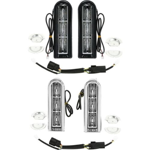 Motorcycle LED Insert Saddlebag Filler Support Light For Harley Touring Road Electra Glide Ultra 14-20 FLHTCU FLHR FLHTK FLTRU