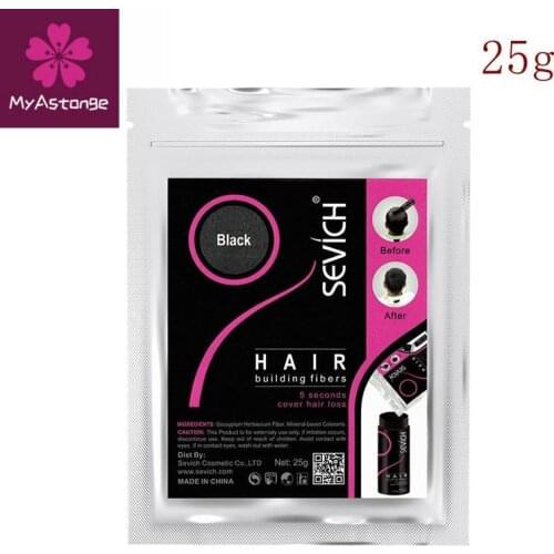 Sevich Better Than Hair Building Fiber Powder Hair Loss Product Extention Thicker Keratin Spray Styling 25g