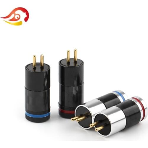 QYFANG New 1 Pair Carbon Fiber 0.78mm Earphone Pins DIY Plug For JH Audio JH16 JH11 Pro Solder Wire Connector Audio Jack Adapter