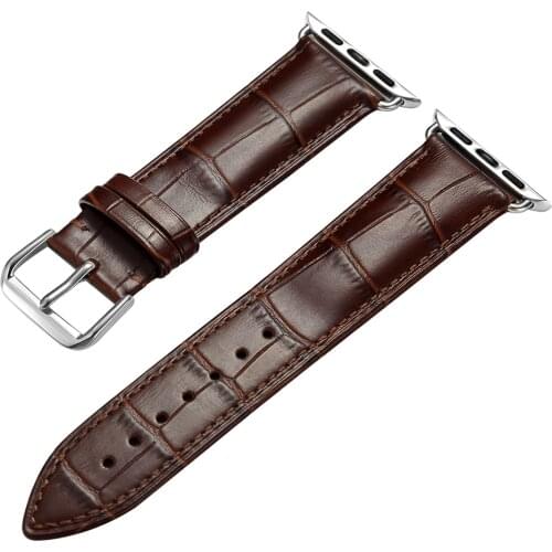 Cow Leather bands for Apple Watch band 5 4 3 42MM 38MM 44MM 40MM Strap for iWatch series 5 4 3 2 1 Wristband loop Bracelet Belt