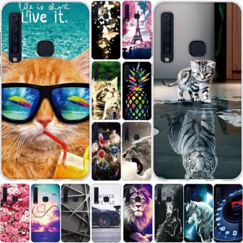Case Silicone For Samsung Galaxy A9 2018 A920F Back Cover Silicone Cute Cartoon TPU Soft Case For Samsung A9S A9200 Phone Case