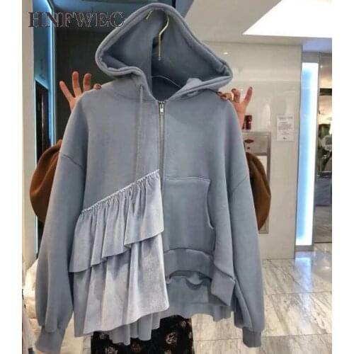 Korean Style Hoody Wild Women Sweatshirts 2020 Spring and Autumn New Ladies Sweatshirts Casual Fashion Tops Female V701