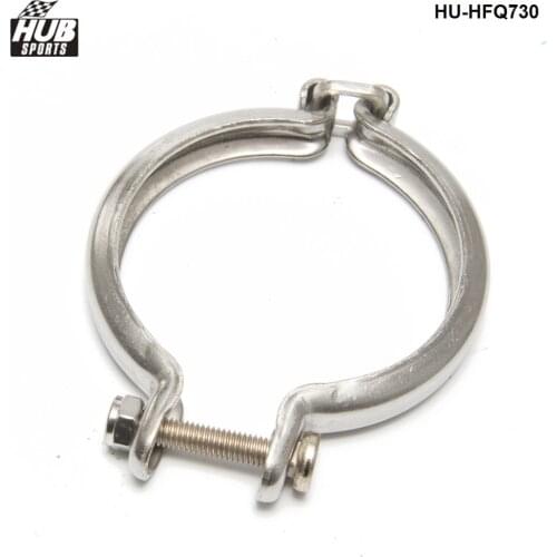 Turbocharger V-band Clamp Set 73mm For Mitsubishi Turbo CT2 CT9 CT TD04 TD04HL HU-HFQ730
