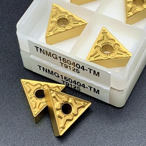 TNMG160404 TNMG160408T9125 Carbide inserts CNC Lathe Plate Tools External Turning Tools for Steel