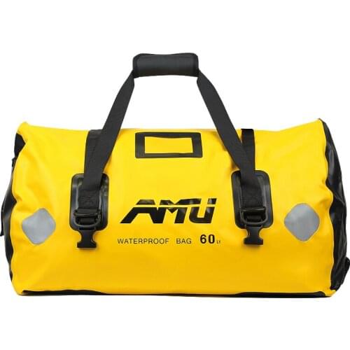 Waterproof Motorcycle Tail Bag Durable Rear Motorcycle Seat Bag Long-distance Motorbike Travel Bag High Capacity 60L