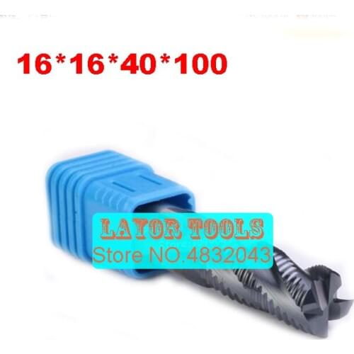 Wave carbide milling cutter 4F-16.0MM,16*16*40*100MM alloy Rough milling cutter , CNC milling machine,CNC milling tools, Nc tool