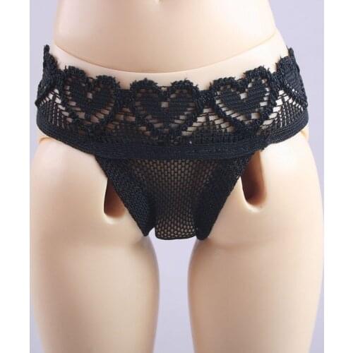 [wamami] 01# Black Lace Girl Briefs Stocking/Underwear 1/4 MSD1/3 SD DZ AOD BJD Dollfie
