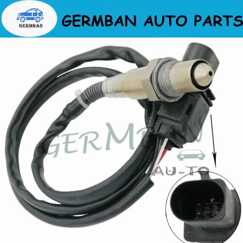Free Shipping!!0258017025 Lambda O2 Exhaust Gas Oxygen Sensor For V W Skoda Audi LSU 4.9 Wire Band OE#0 258 017 025 30-2004