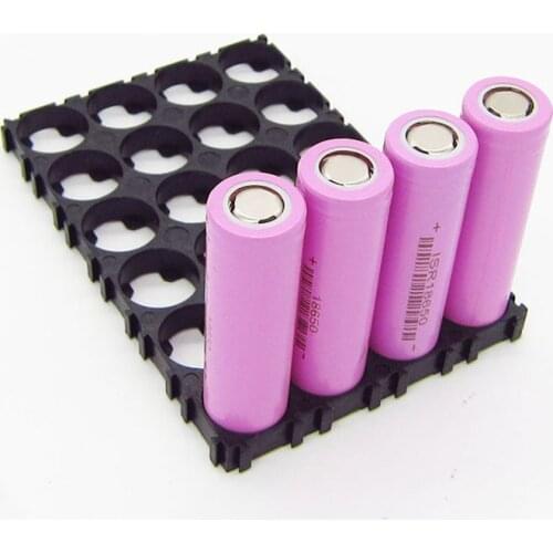 1 sheet 4*6 18650 Lithium Battery Combination Holder Buckle Battery Pack Holder Cylindrical Li-ion Cell Fixture Bracket BMS Part