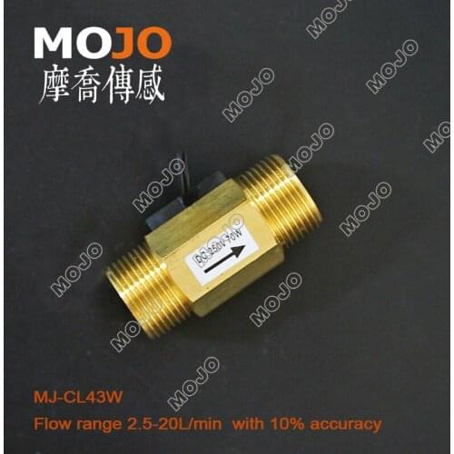 2020 MJ-CL43W(10pcs/lot) 3/4'' Magnetic type Copper Brass water switch outside treads
