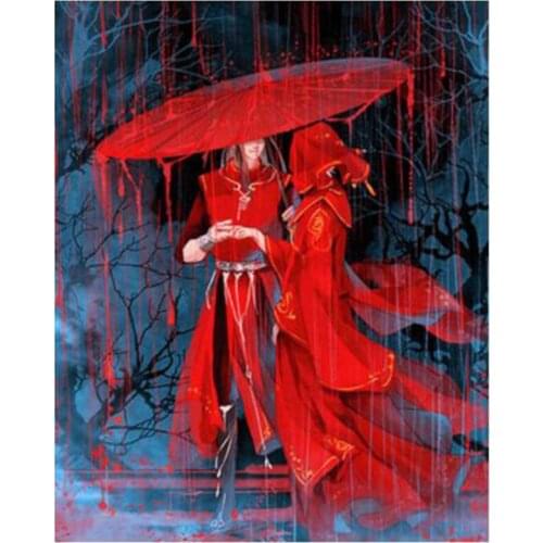 Diamond Art Painting Tian Guan Ci Fu Diamond Embroidery Full Square/Round Cross Stitch Needlework DIY Wall Decor WG2491