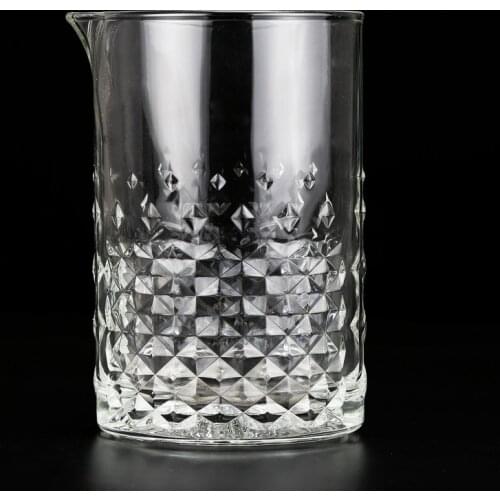 Lead-free Crystal glass mixing cups mixing glass Shaker bottles cup