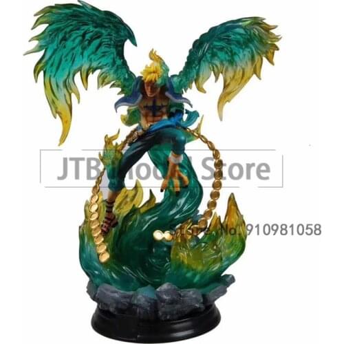 One Piece GK Devil Fruit Marco The Phoenix Action Figure Anime Model 39cm PVC Statue Collection Toy Desktop Decoration Figma